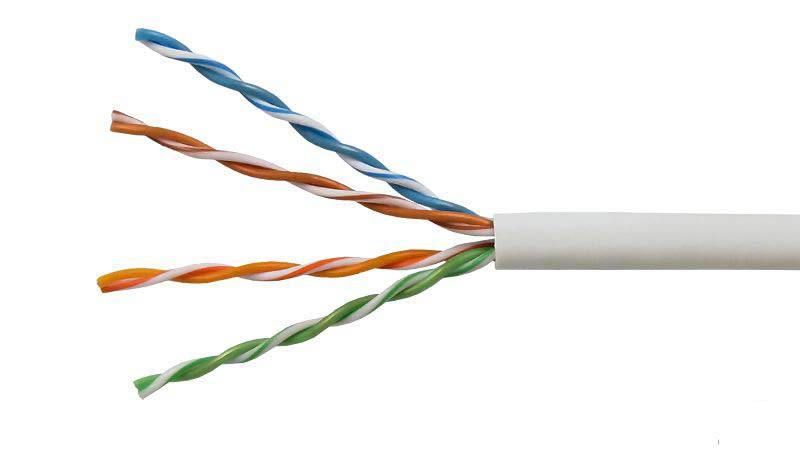 Cable UTP Categoría 6 Unifilar Gris 100% Cobre
